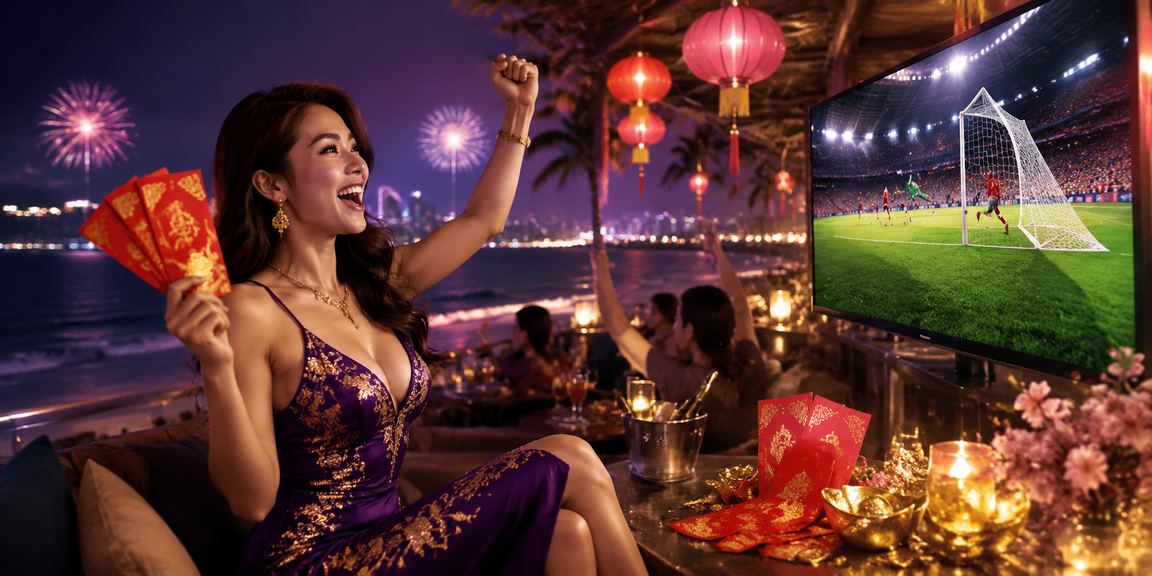Không khí lễ hội đèn lồng và phong bì đỏ may mắn tại Nha Trang